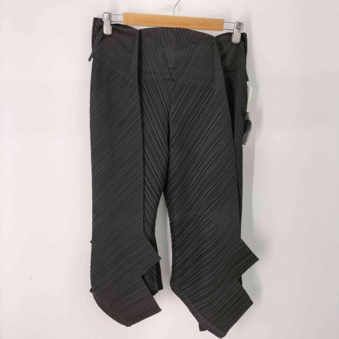 イッセイミヤケPLEATS PLEASE ブラック ガウチョパンツサイズ3