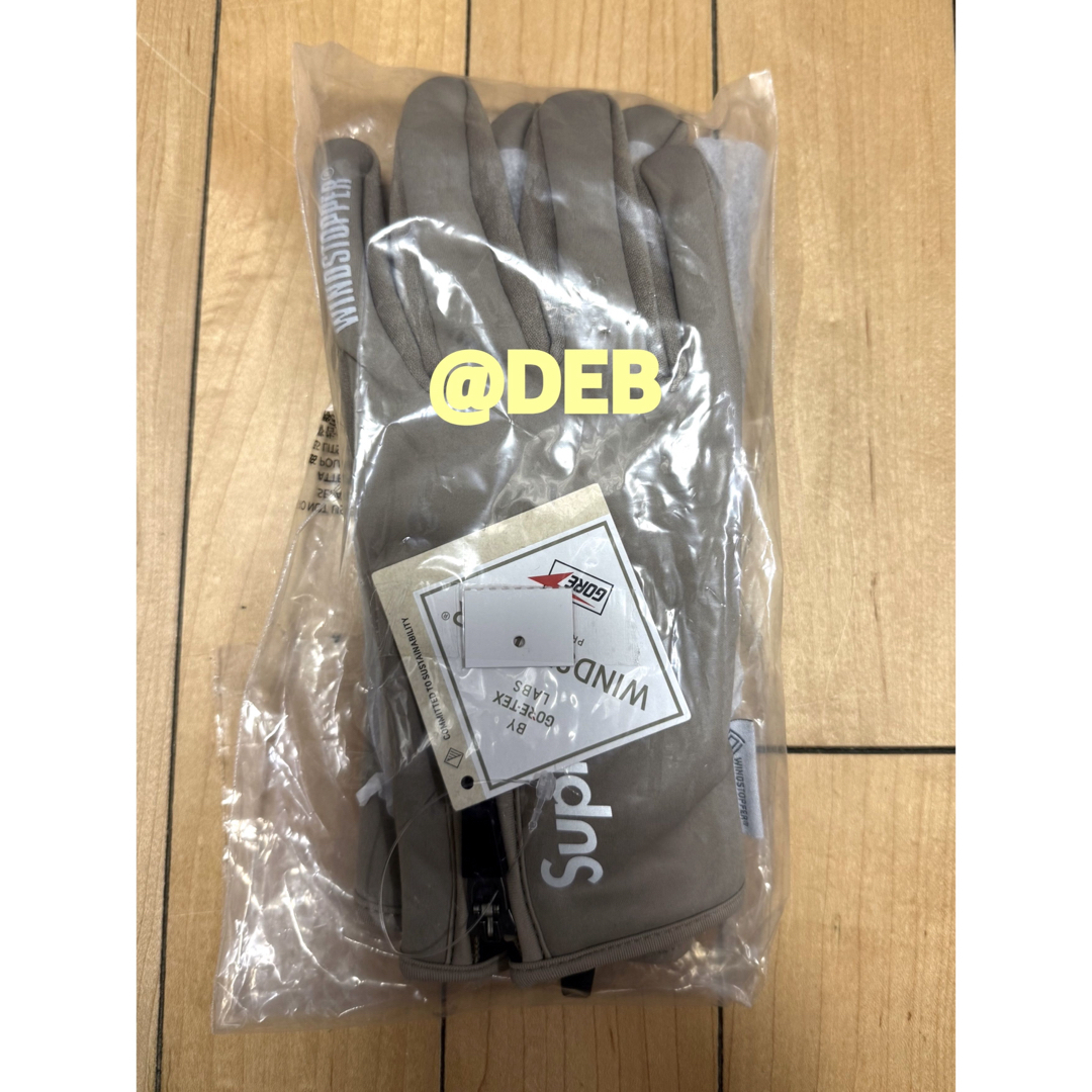 Supreme - Supreme WINDSTOPPER Zip Gloves Taupe Lの通販 by でぶ
