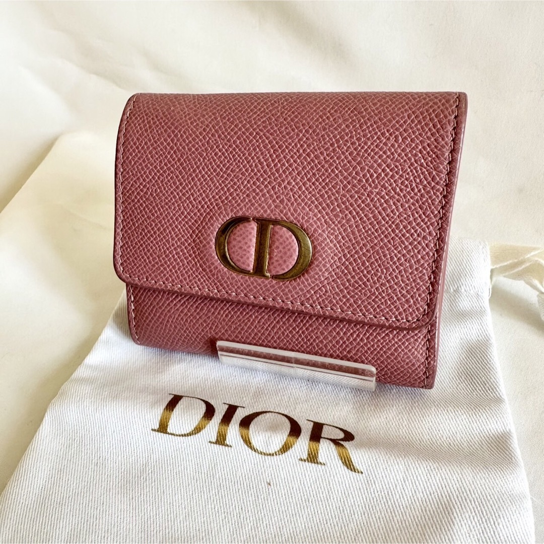 Dior 三つ折り財布 ピンク♡ Lady Dior ロータスウォレット