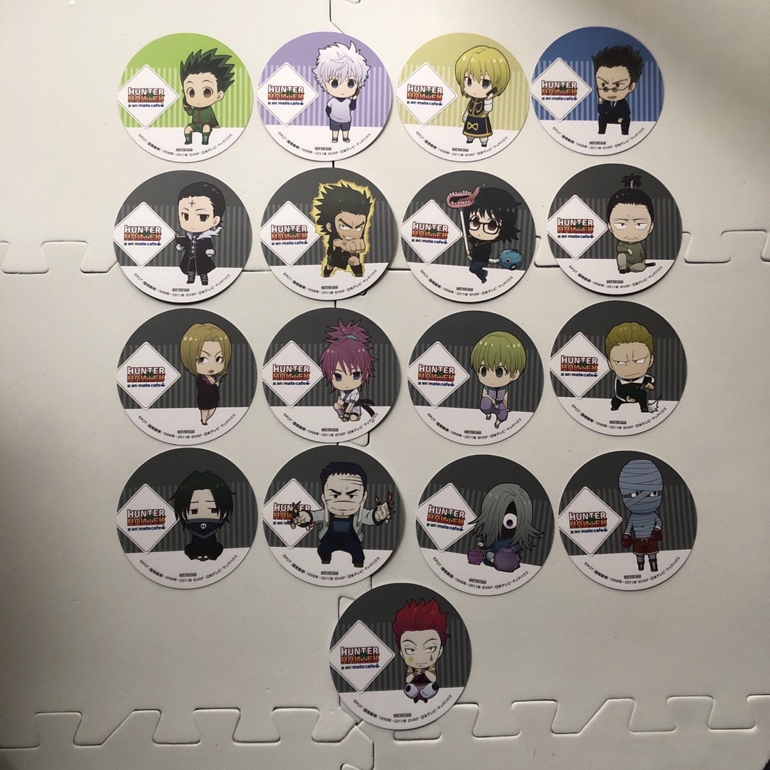 HUNTER×HUNTER アクリルスタンド アニカフェ クロロ ヒソカ HUNTER