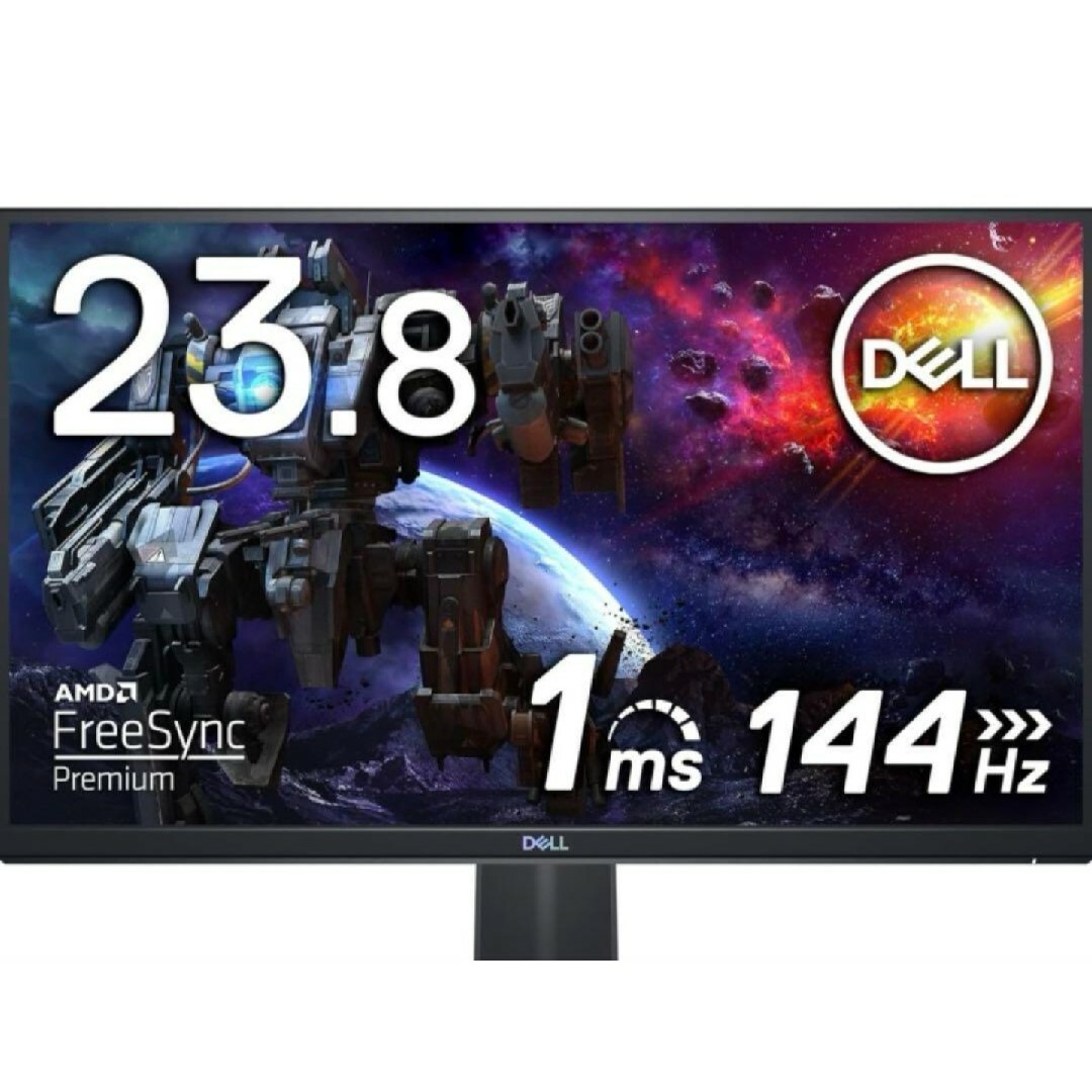 良品 デル S2421HGF 23.8インチ モニター144Hz +DPケーブル Amazon.co
