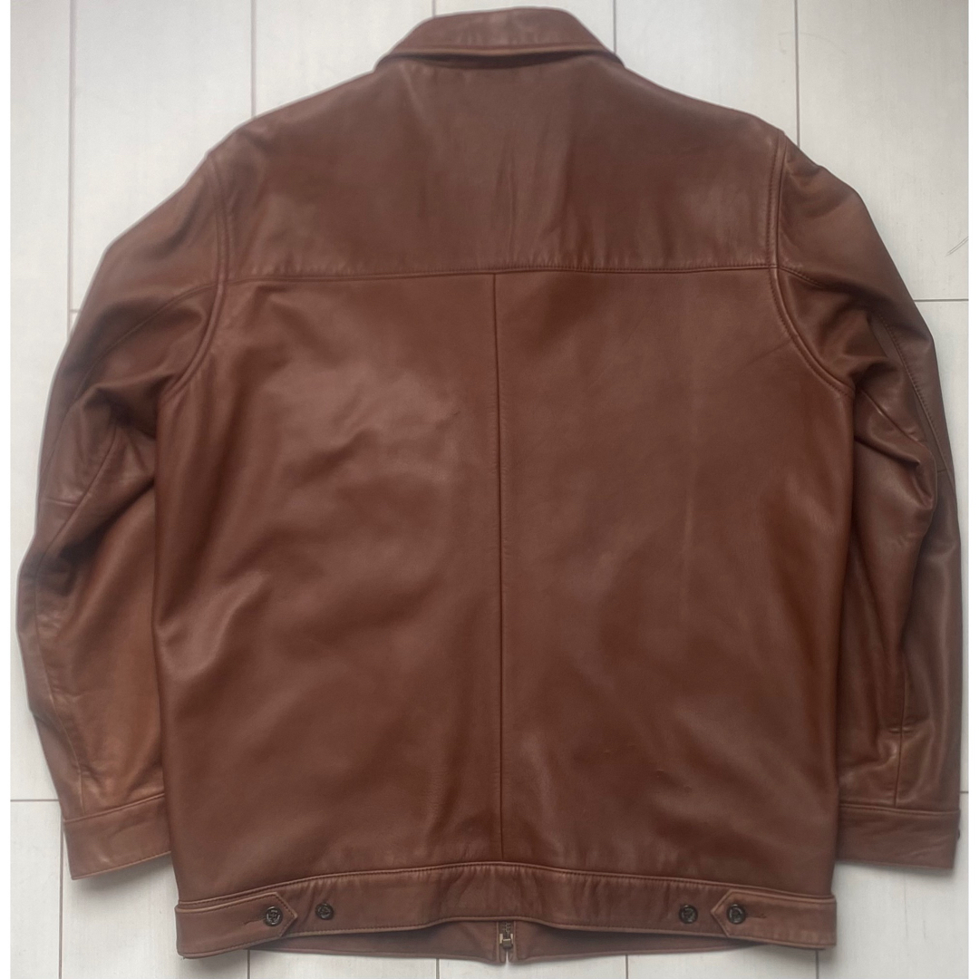 POLO RALPH LAUREN - 美品 90s POLO ラルフローレン ラム レザー