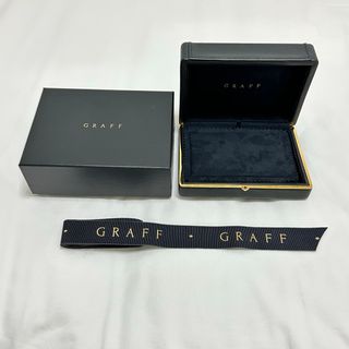 グラフ 空箱、ショッパー GRAFF グラフ ケース 保存箱 空箱 リボン