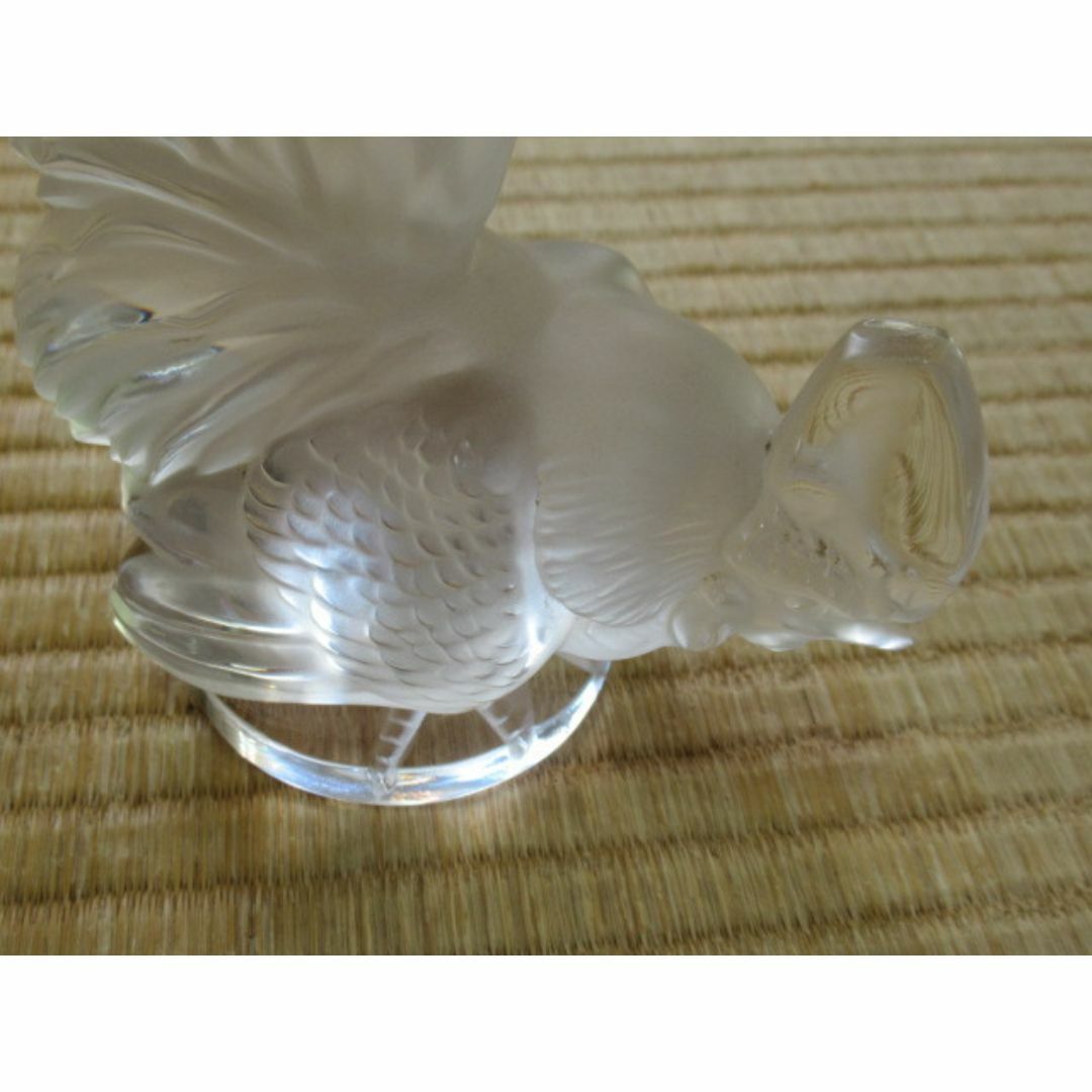 希少1928年 当時のシール付◇ラリック カーマスコット「コックナン」鶏