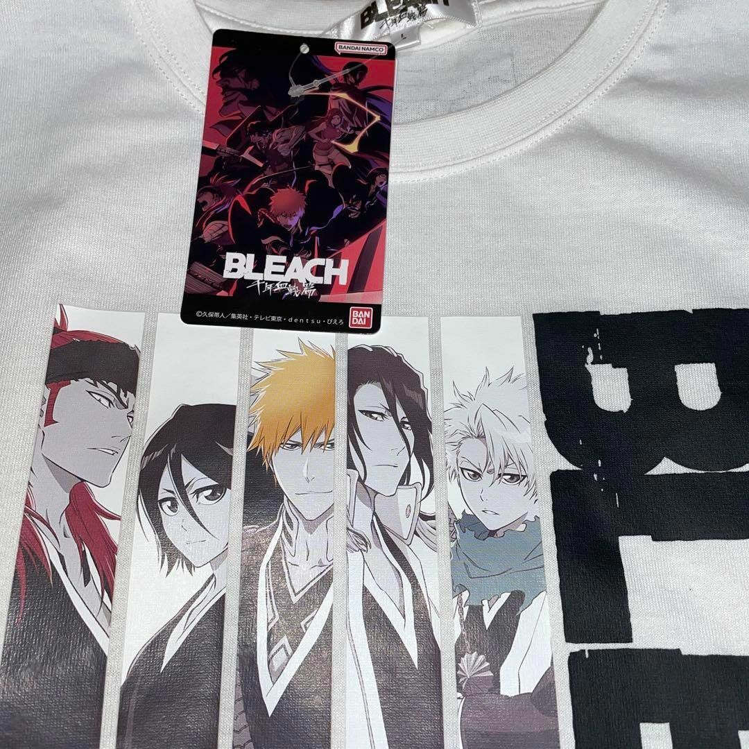 L BLEACH Tシャツ 阿散井恋次 ルキア 黒崎一護 朽木白哉 日番谷冬獅郎