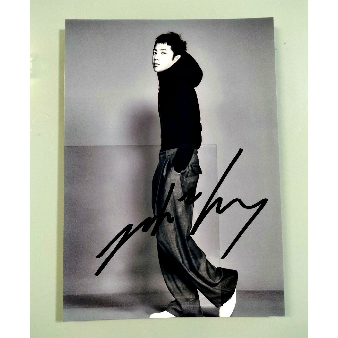 チャン・グンソク TEAMH 直筆 サイン入り 色紙 LINE MUSIC チャン