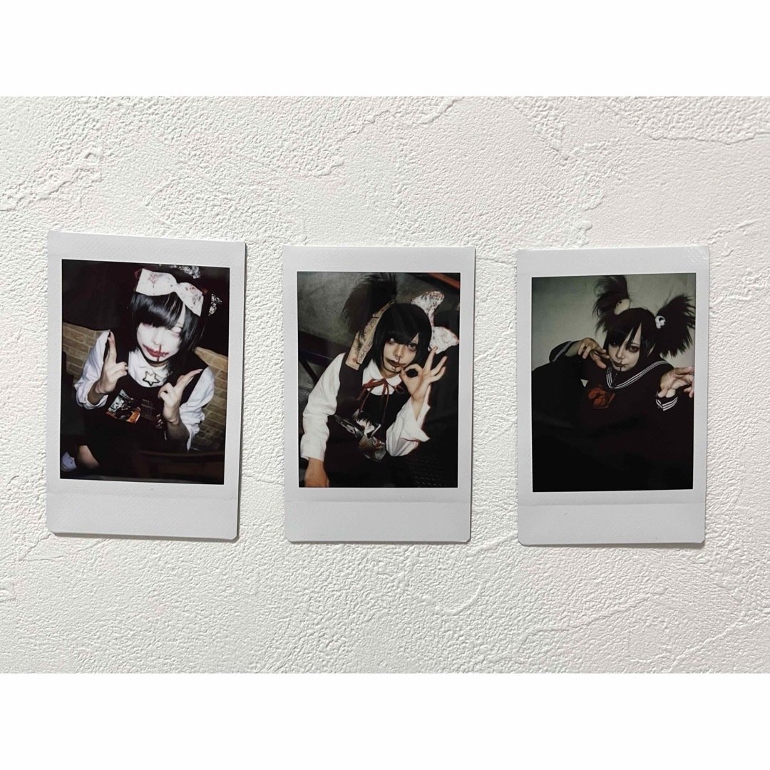 鮮血A子ちゃん チェキ 滅多刺しひろくん6枚+集合1枚 鮮血A子ちゃん