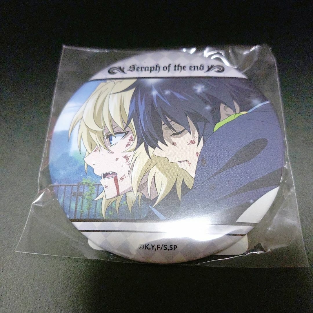 終わりのセラフ】ミカエラ＆優一郎 くじ引き堂 缶バッジ 終わりの