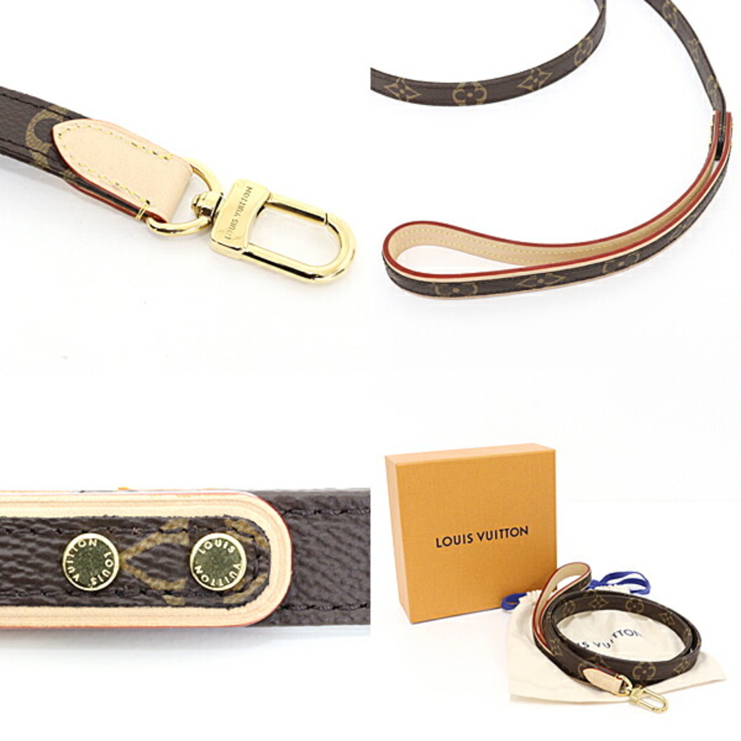 ルイヴィトン ドッグ リーシュ モノグラム ブラウン系 114cm M80338 犬