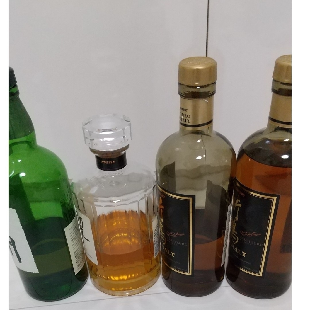 響 山崎 竹鶴 空瓶 5本セット 響 山崎 竹鶴 空瓶 5本セット 飲料・酒