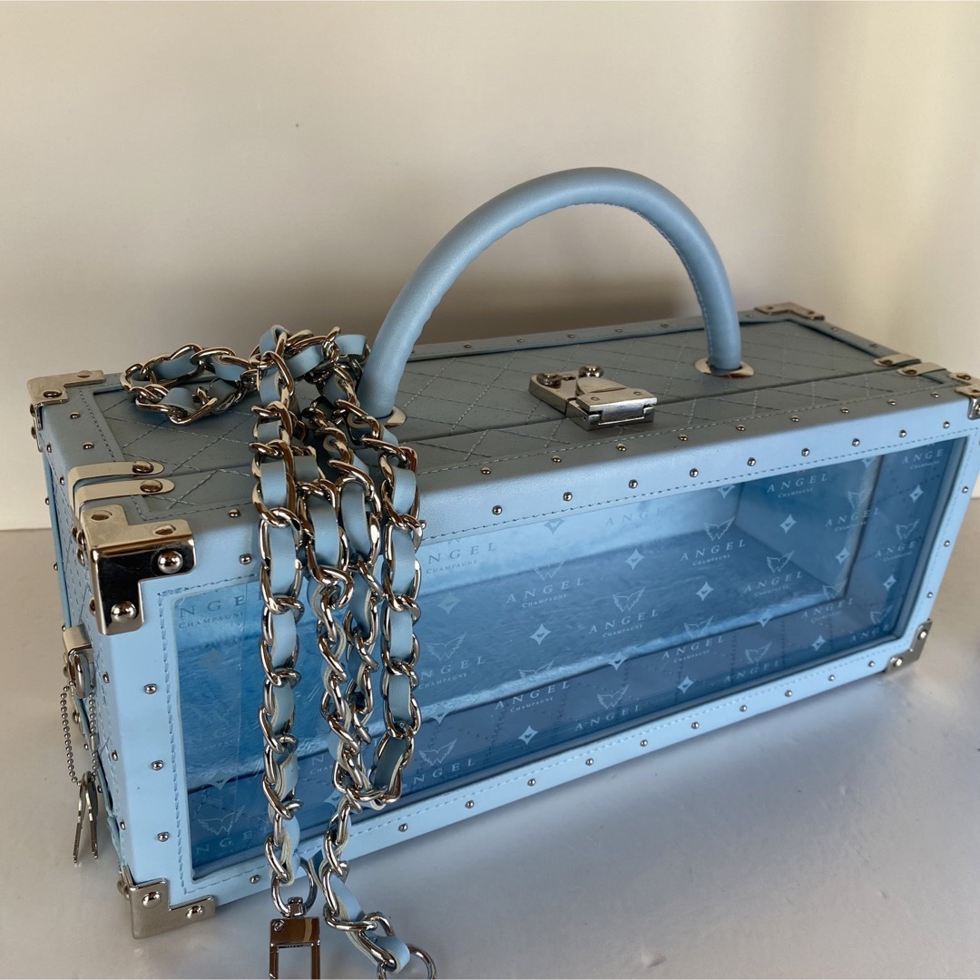 エンジェル シャンパン ドゥミセック ロゼ ブルー 箱付き ケース