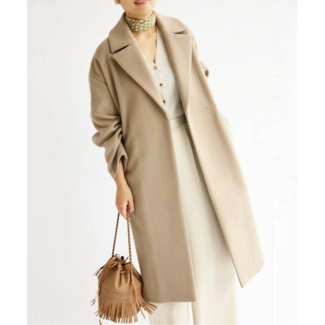 MANTECO for IENAイタリア製 ロングコート ベージュ