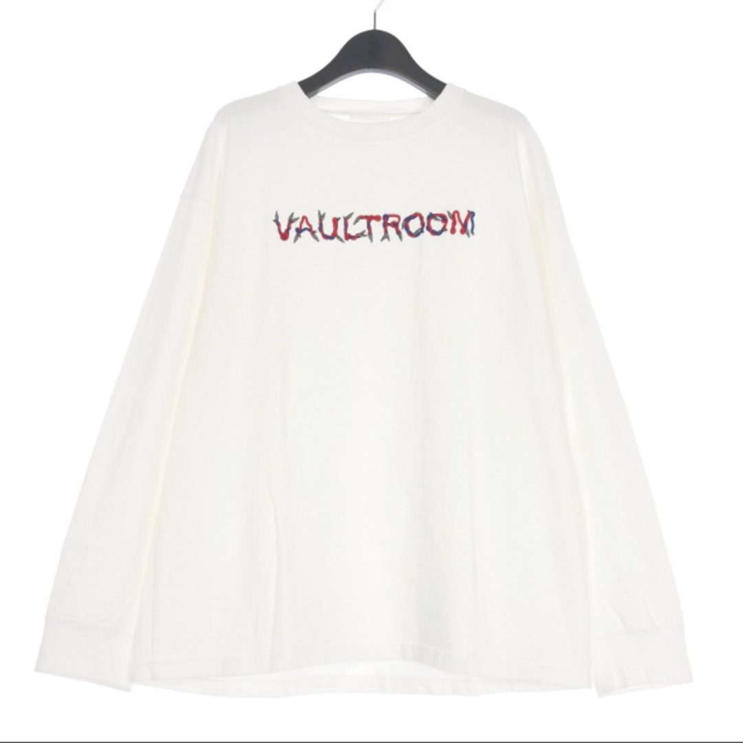 Vaultroom x CR tee White Lサイズ vault room VR x ChRoNoiR TEE L