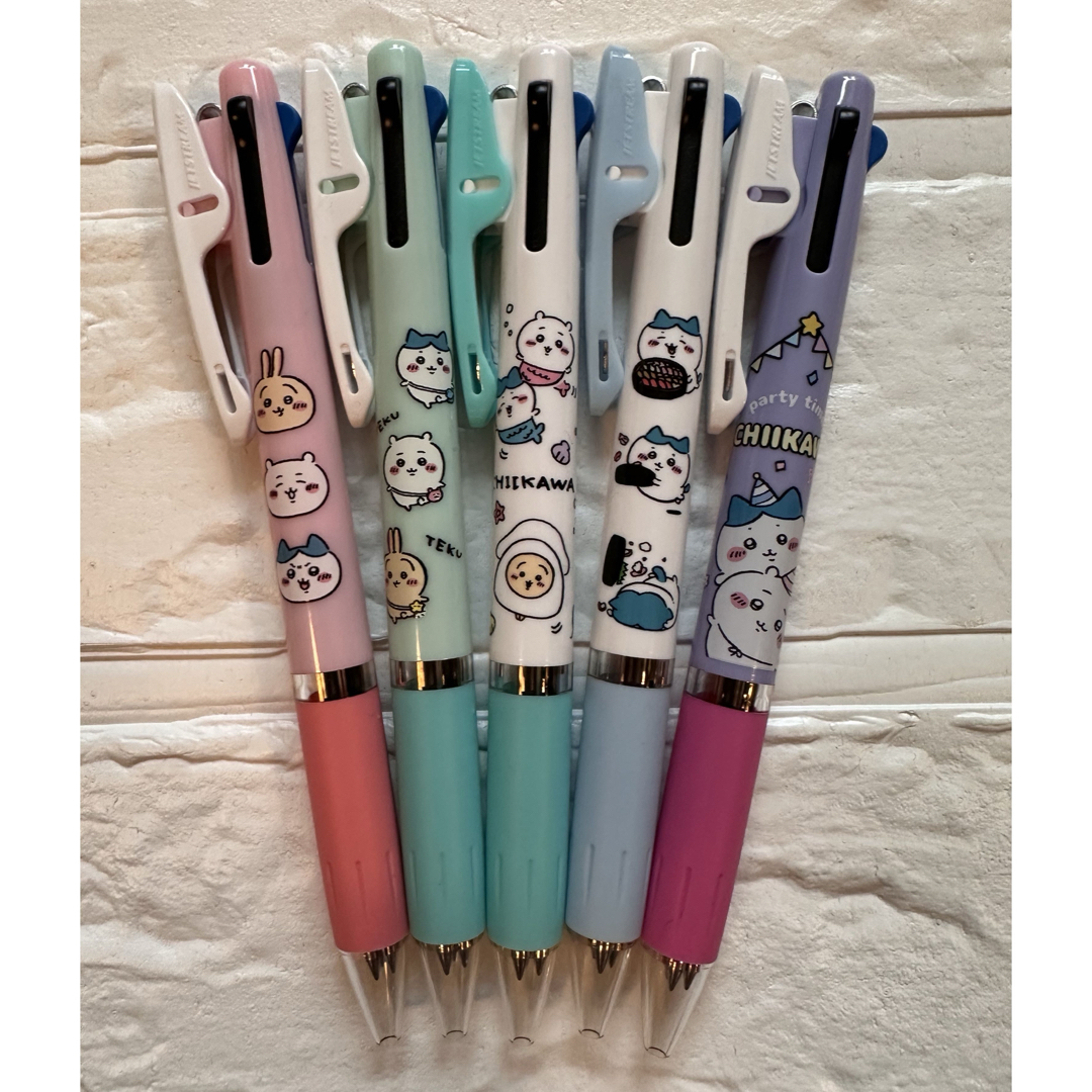 新品 未使用 ちいかわ ジェットストリーム 5本セットの通販 by