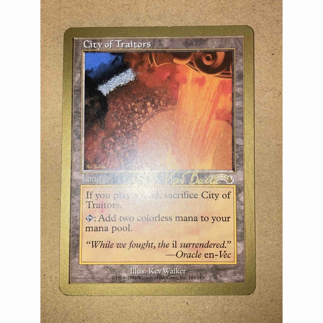 裏切り者の都 一枚 裏切り者の都 1枚 英語 MTG 裏切り者の都 英語