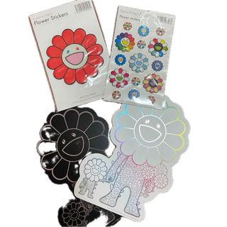 村上隆 カイカイキキ フラワーピンズ ピンクホワイト カイカイキキ