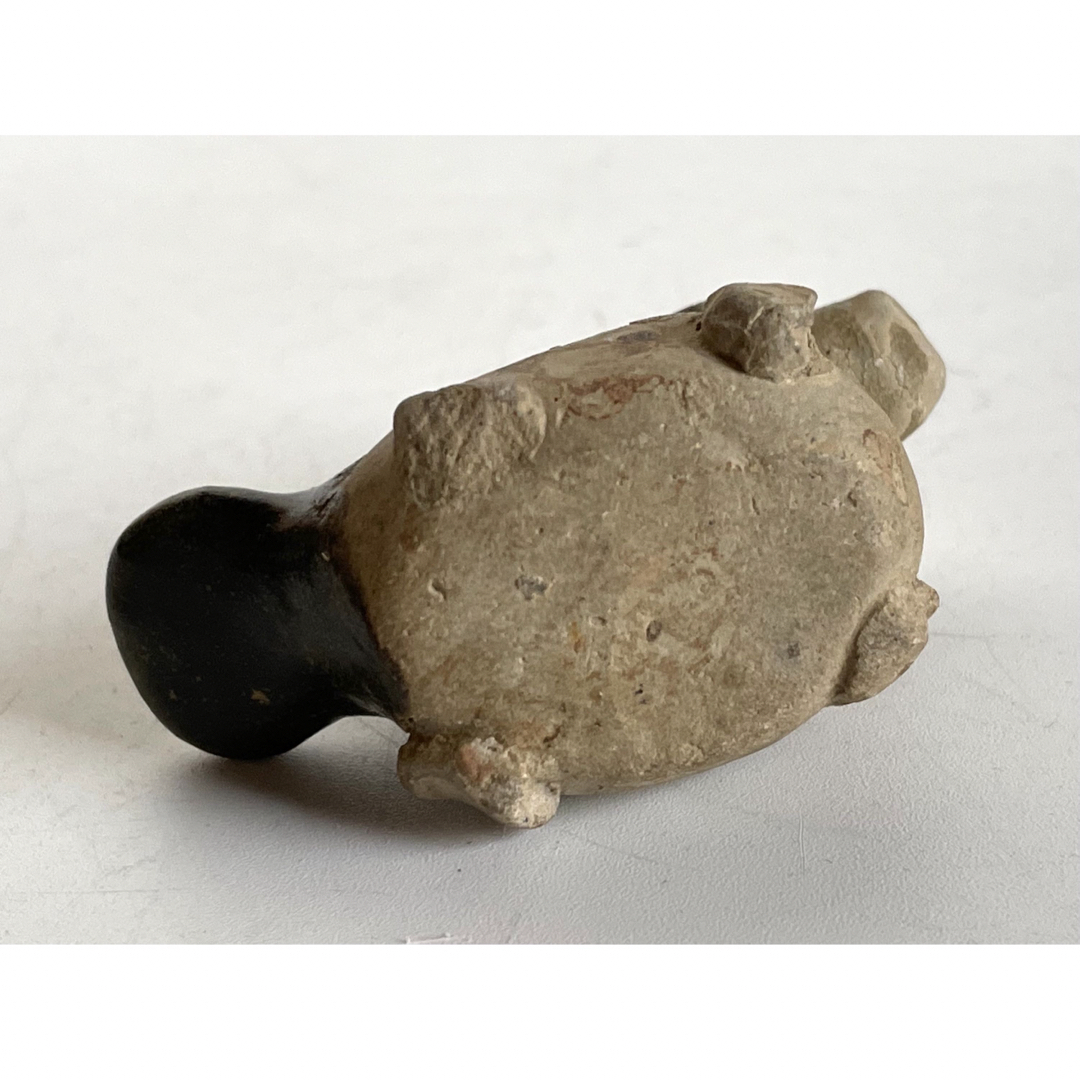 骨董 アンティーク 長沙窯 獣形玩具 犬 文鎮 土人形 民芸 民藝 発掘品