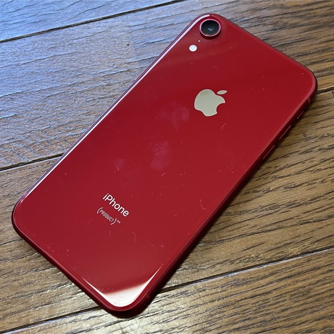 Apple コレクション iPhone XR 赤 256gb SIM FREE