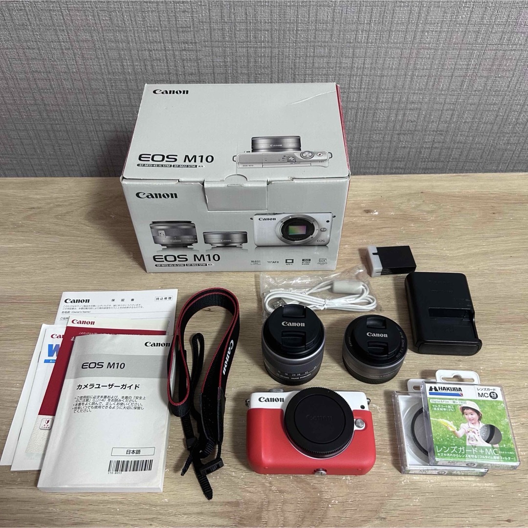 Canon EOS M10 ダブルレンズキット ミラーレス 周辺小物付属 Canon EOS