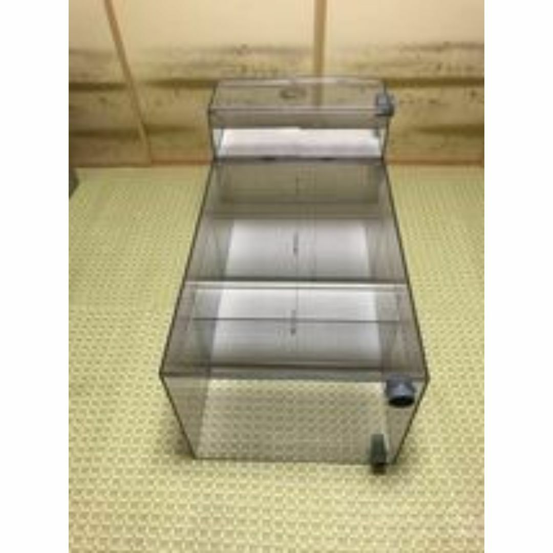 3層式濾過槽 オーバーフロー水槽用 1000×400×400 水流2タイプ