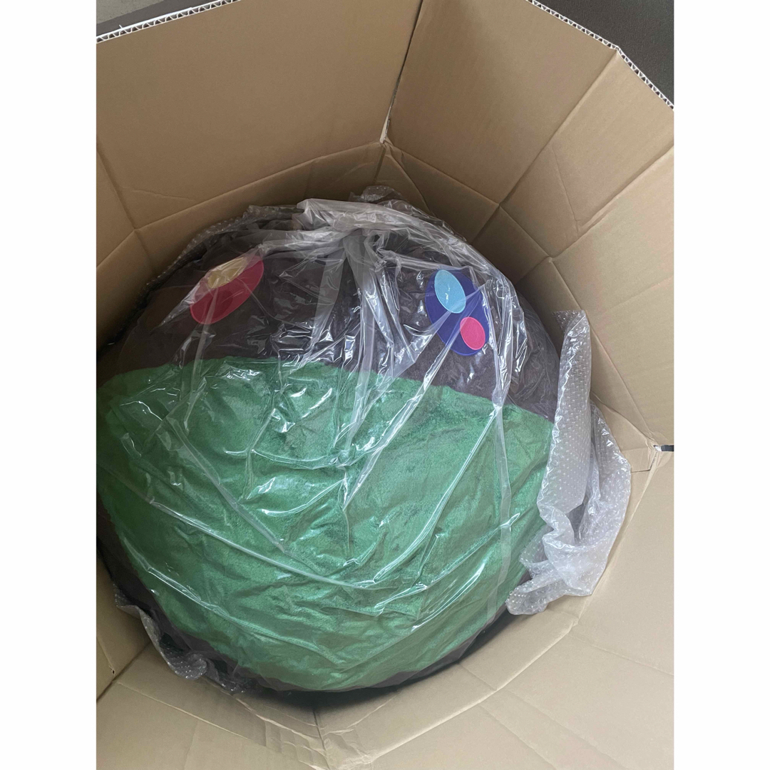 お花クッション 特大2m グリーン フラワークッション 村上隆