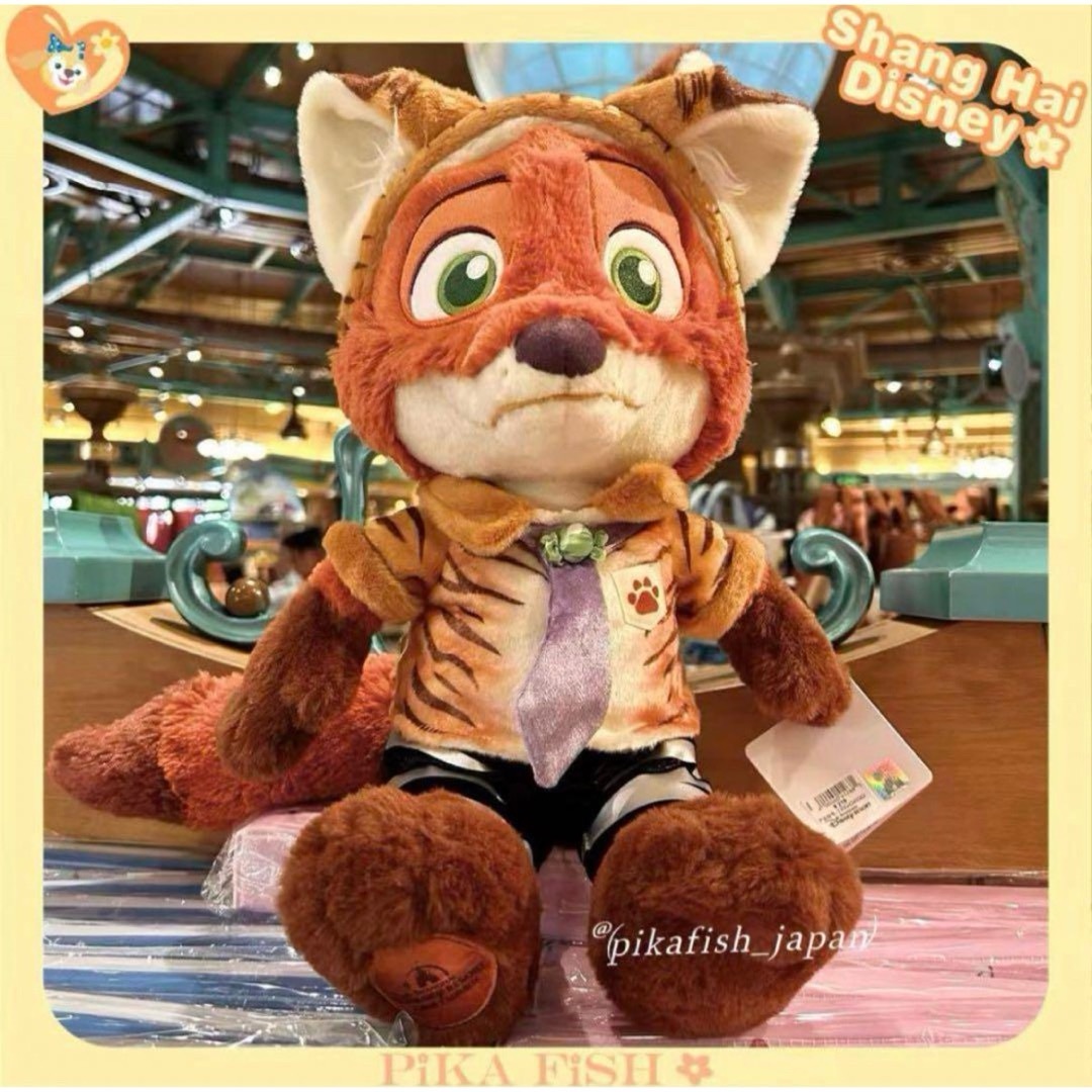 Disney - 【現地購入☆正規品】ニック ズートピア ぬいぐるみ 上海