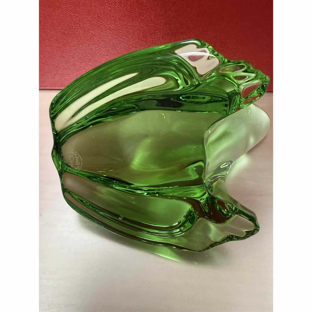 バカラ 緑カエル 超美品 【公式通販】