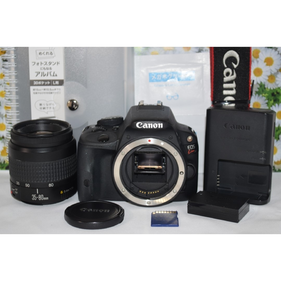 ✨スマホ転送可✨ショット数7359回✨Canon Kiss X2 レンズセット ✨