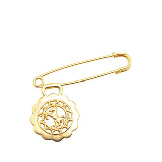 美品エルメスホースシュバルピンブローチネックレストップ