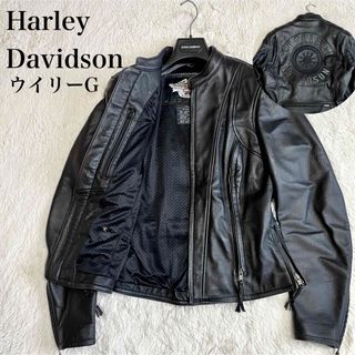 ハーレーダビッドソン リアルムートン ライダース ジャケットL HDC純正