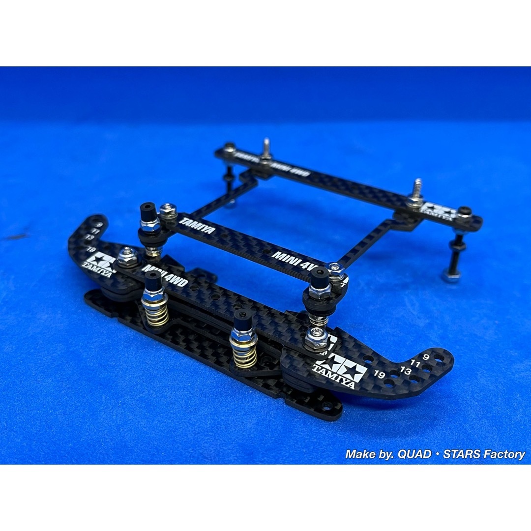 ミニ四駆・MS用】2軸ATピボットバンパー＋フロント提灯＋1軸リヤ