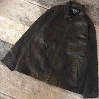 希少！90s ラルフローレン レザージャケット XL POLO RALPH LAUREN