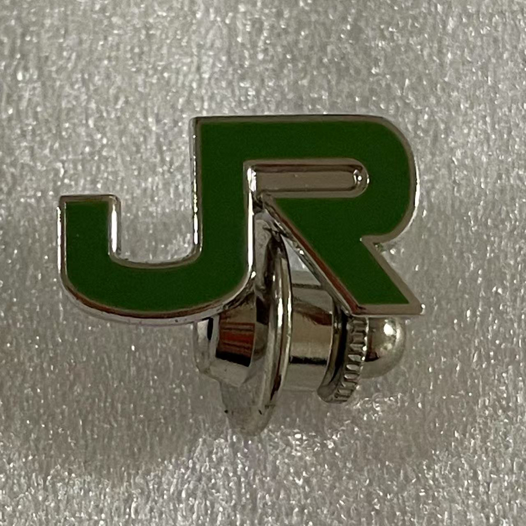 JR 東日本 襟章 純銀 ネジタイプ JR東日本襟章ネジタイプ純銀