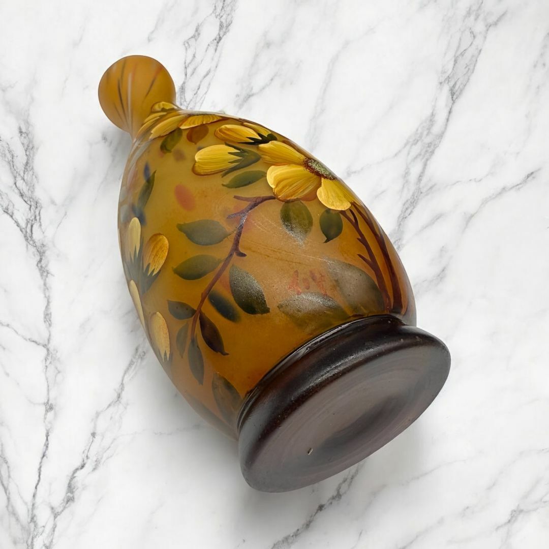 証明書付】ドームナンシー 花瓶 高さ20cm 幅8.5cm カメオ彫り