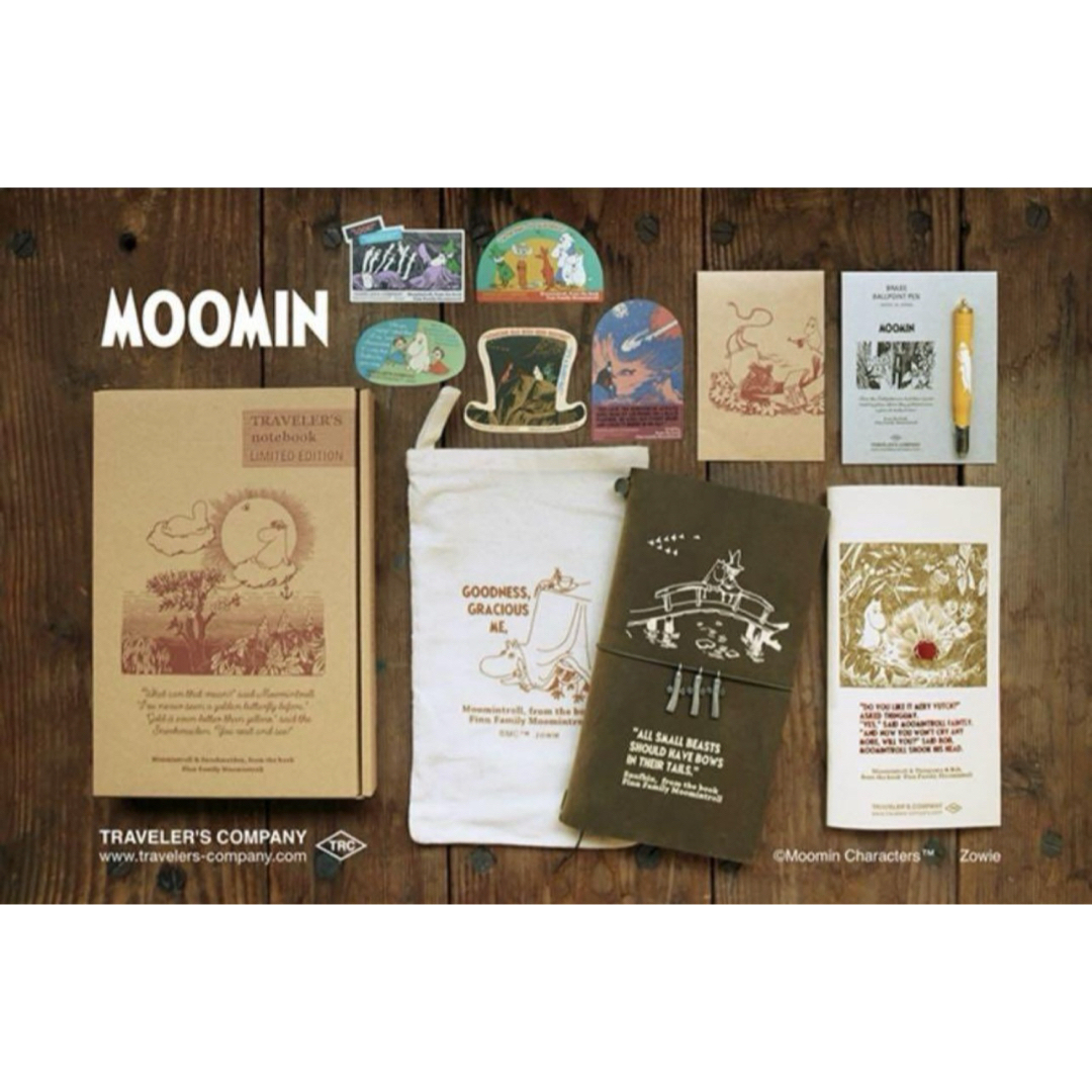トラベラーズノート 限定セット MOOMIN ムーミン一家 【公式通販】