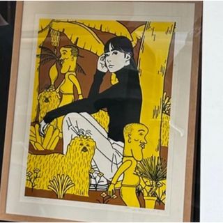 ロッキンジェリービーン三罰展3バチ展複製原画フレーム無し