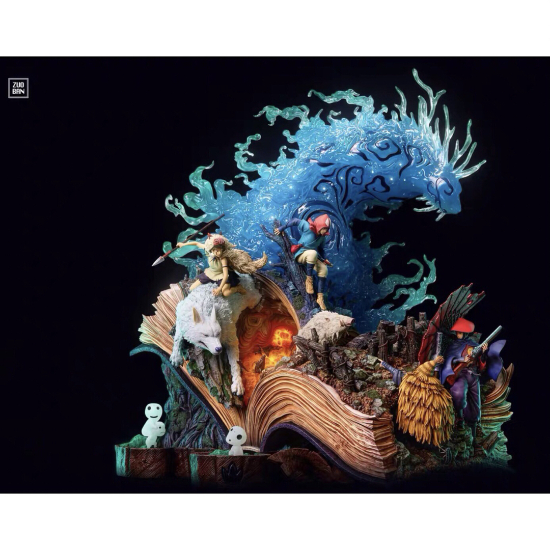 限定1点】1/8 ガレージキット ジオラマ 未組立 レジン もののけ姫風