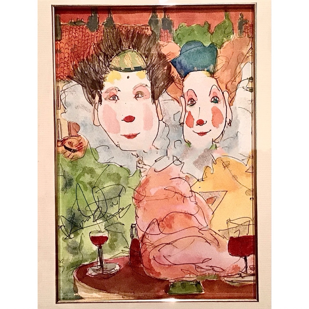 真作‼️「絵画」 HORO石井 ピエロ 真作‼️「絵画」HORO 石井 (ピエロ)