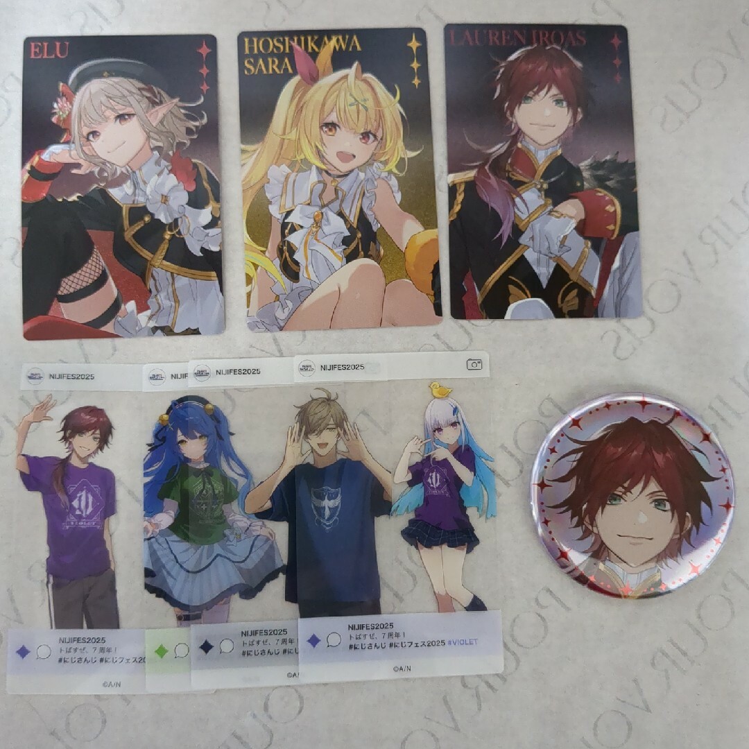 ローレン ・イロアス OVERTURE 缶バッジ にじさんじ ローレン