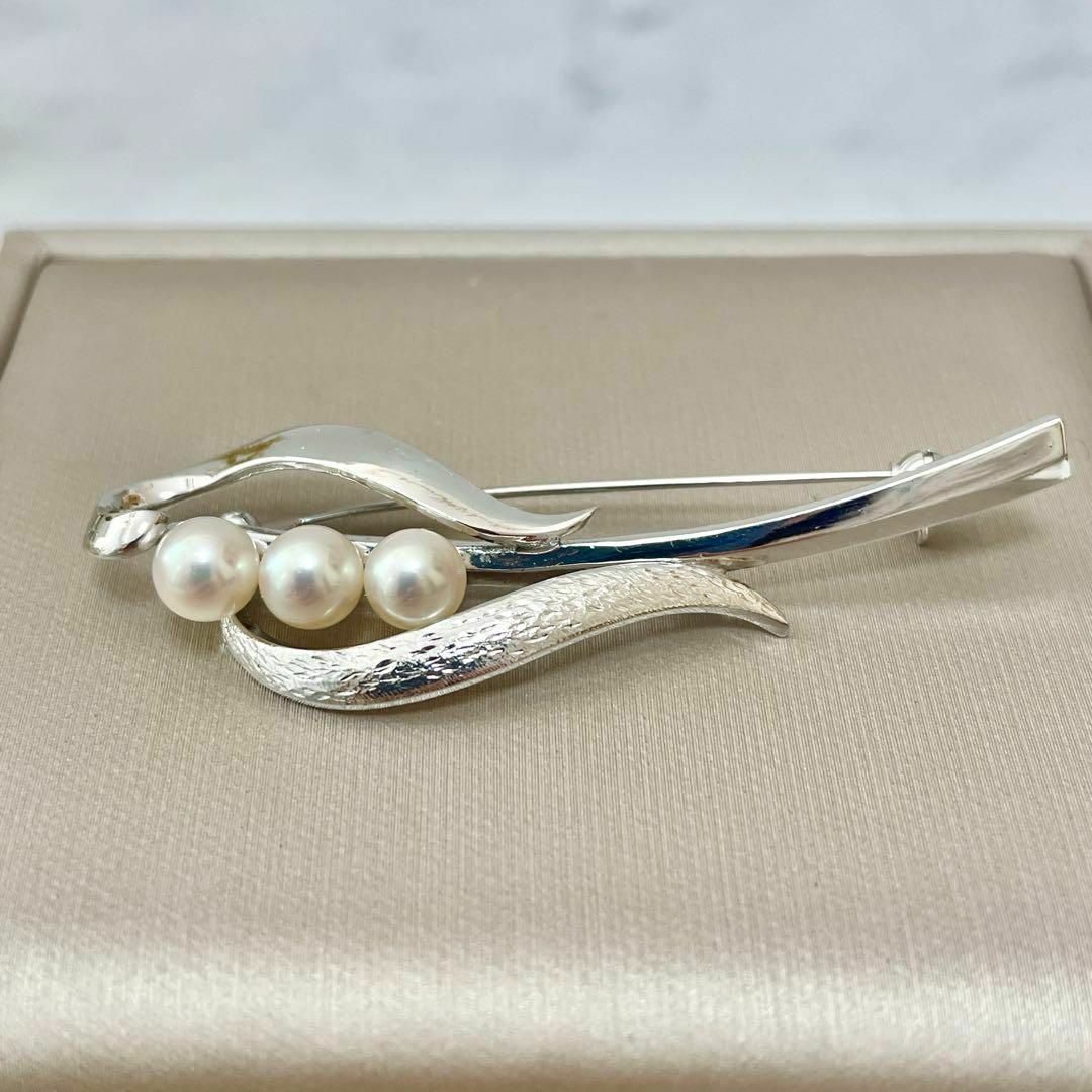 希少 皇室御用達 MIKIMOTO ミキモト アコヤ真珠 パール ブローチ