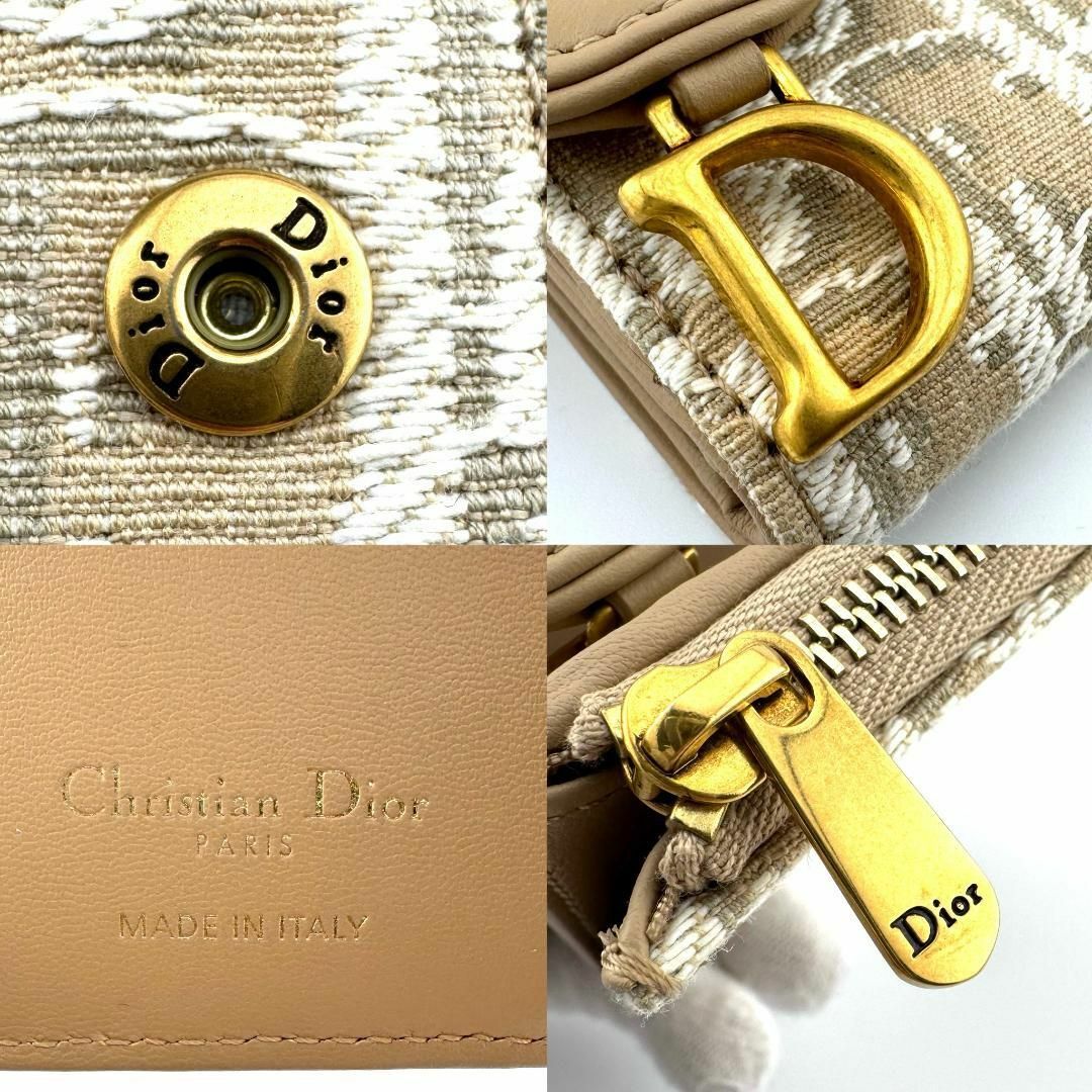 ディオール サドルロータス オブリーク ジャカード & スムースカーフ