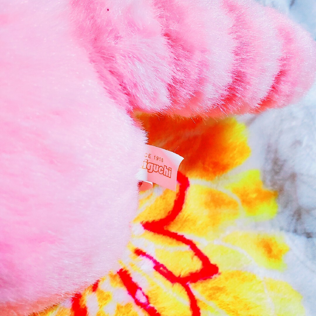 希少 セキグチ あらいぐまラスカル ぬいぐるみ ラスカル 桜色 ピンク