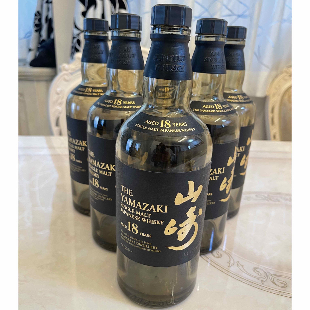 山崎18年空瓶6本