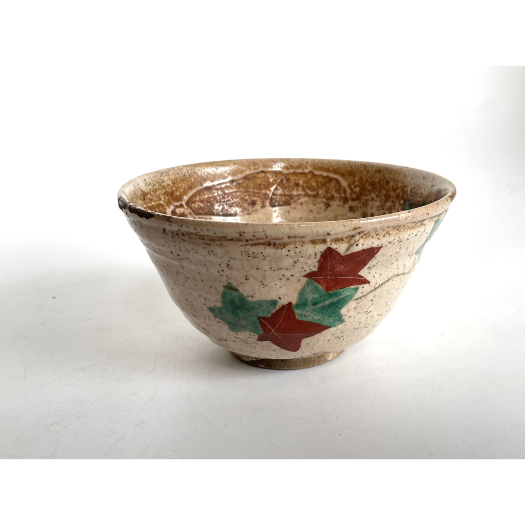 陶芸家堀一郎鼠志野茶盌茶碗抹茶碗茶道具志野美濃瀬戸共箱