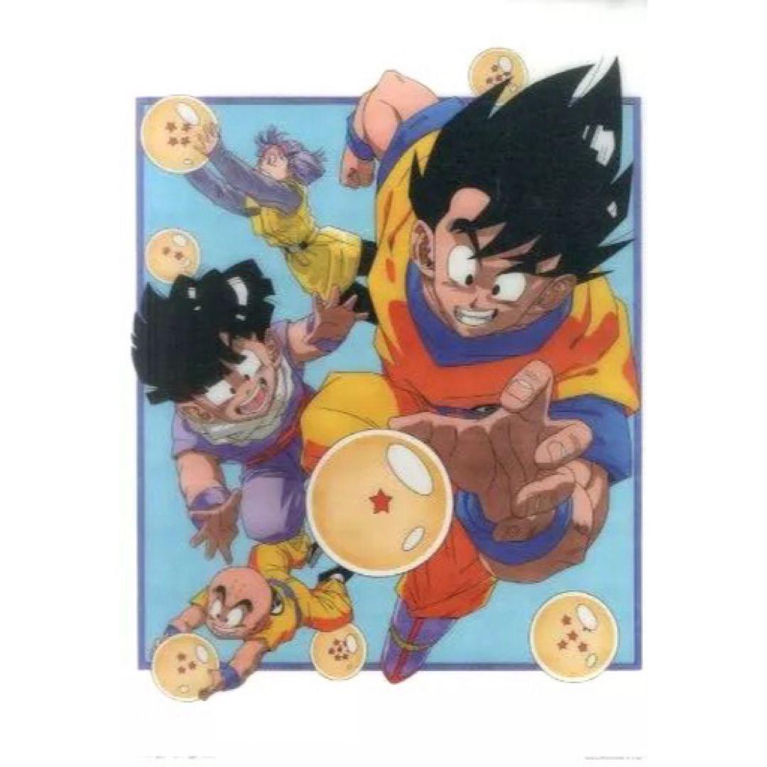 鳥山明 ドラゴンボール 折込みポスター用 イラスト WJ 1991年 30cm