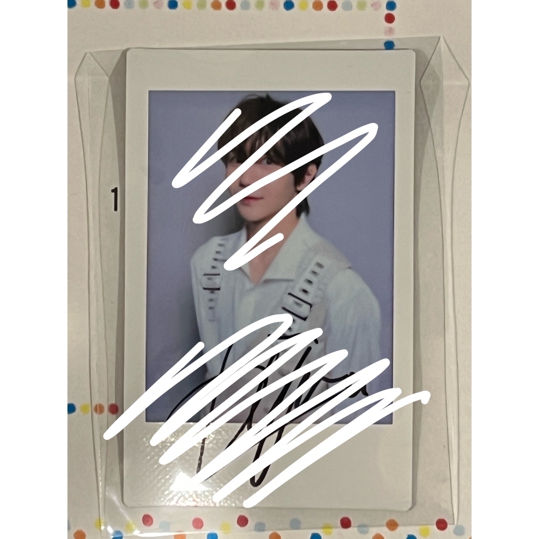 NCT WISH リョウ 直筆名前入り チェキ NCT WISH リョウ サイン入り