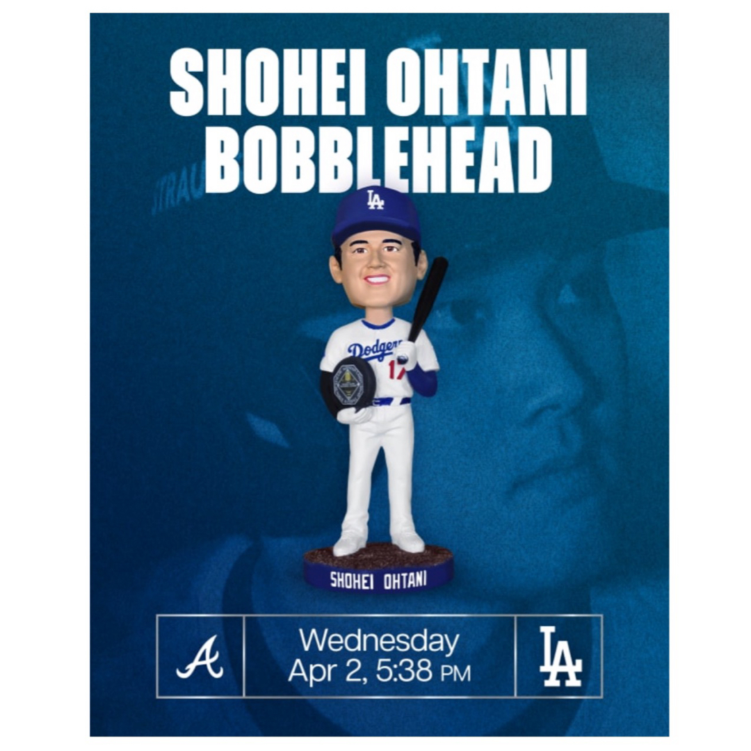 大谷翔平 ボブルヘッド 2025年8月27日来場者限定配布(箱に傷あり) 大谷
