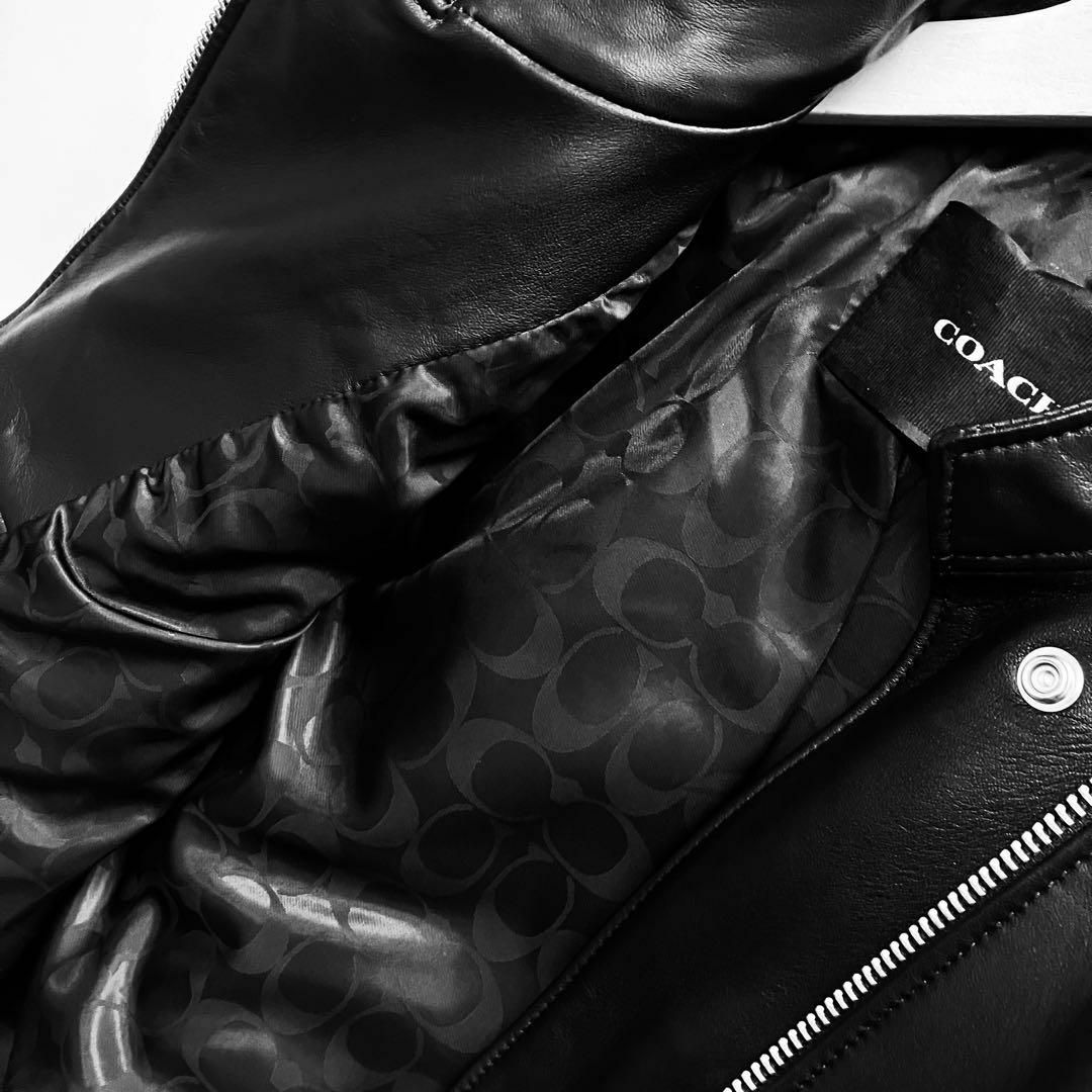 COACH - ☆新品未使用☆送料込 COACH ラムレザー ライダースジャケット