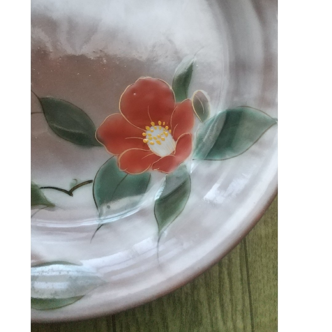 作家作品】九谷焼 清水焼 京焼 塩入れ 椿 作家作品】九谷焼 清水焼 京