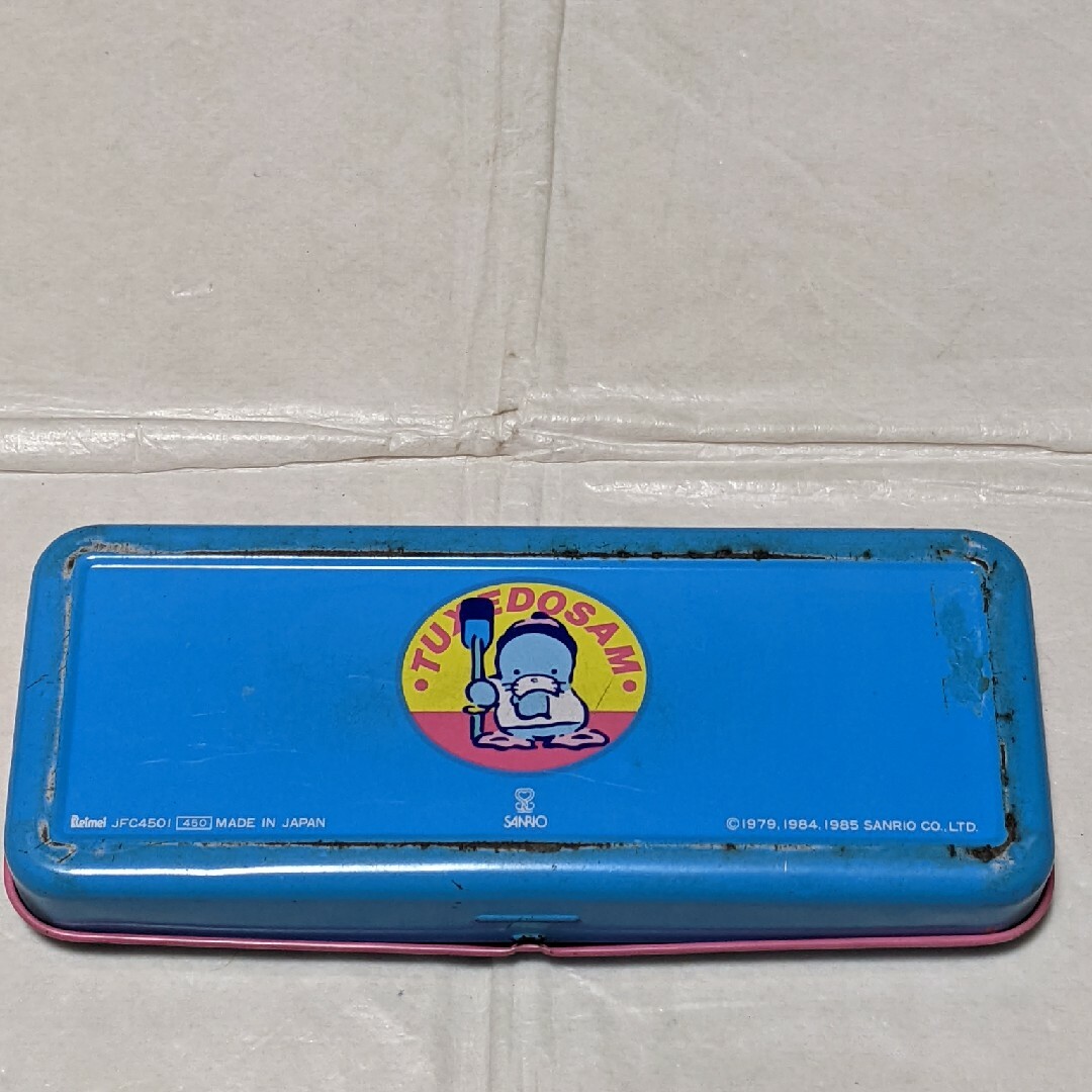 昭和レトロ タキシードサム 筆箱 缶 ペンケース/サンリオの通販 by ち